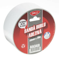 Daco Banda dublu adeziva Daco BA348, 48 mm x 20 M (BA348)