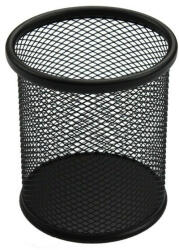 Ecada Suport birou cilindric pentru instrumentele de scris ECADA 95001N, Negru (95001N)