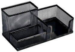 Ecada Suport birou 3 compartimente ECADA 95003N, Negru (95003N)