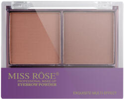 Miss Rose Fard de sprancene Miss Rose Eyebrow Powder 01 cu aplicator