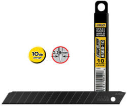 OLFA ASBB-10 tördelhető penge, fekete, 9 mm, 10 db/csomag (ASBB-10) - ezermesterszerszam