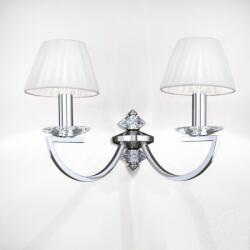 Orion Aplica de perete cristal Swarovski eleganta de lux Avala 2L nickel plated (WA 2-1336/2 nickel/4469 wei OR)