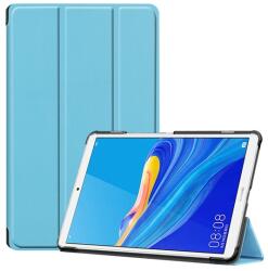 Gigapack Tok álló, bőr hatású (aktív FLIP, oldalra nyíló, TRIFOLD asztali tartó funkció) VILÁGOSKÉK Huawei MediaPad M6 8.4 LTE, Huawei MediaPad M6 8.4 WIFI (GP-89846)
