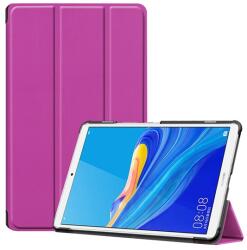Gigapack Tok álló, bőr hatású (aktív FLIP, oldalra nyíló, TRIFOLD asztali tartó funkció) LILA Huawei MediaPad M6 8.4 LTE, Huawei MediaPad M6 8.4 WIFI (GP-89853)