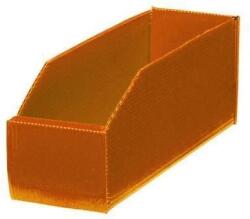 Cutie din plastic PP, 10, 5 x 9 x 28 cm, portocalie M0152699
