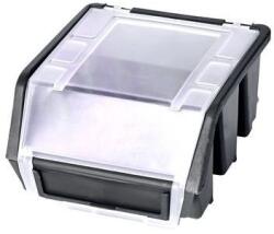 Cutie din plastic Ergobox 1 Plus 7, 5 x 11, 6 x 11, 2 cm, neagra M1179154