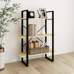 vidaXL Bibliotecă cu 3 rafturi, 80x30x105 cm, lemn masiv de pin (806532) Biblioteca