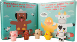 Ludi Set de baie carte si marionete pentru degete (LUD40017) - dinobebe
