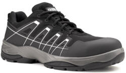 Coverguard Schorl S3 Fekete Sport Védőcipő Fényvisszaverő Csíkkal_47 (9sch100047)