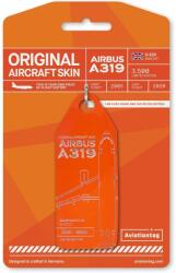 Aviationtag easyJet - Airbus A319 - G-EZII Orange