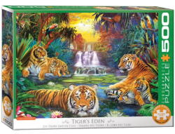 EUROGRAPHICS 500 db-os puzzle - Tigers Eden by Jan Patrik (6500-5457) (6500-5457)