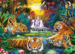 EUROGRAPHICS 6500-5457 - Tigers Eden by Jan Patrik - 500 db-os puzzle (6500-5457)