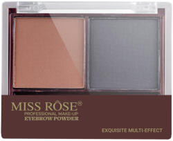 Miss Rose Fard de sprancene, Miss Rose Eyebrow Powder 03, cu aplicator