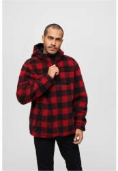 Brandit Teddyfleece Worker Pullover Jacket red/black