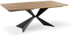 STARK modern étkezőasztal - tölgy/fekete - 200cm (ST-OM/426/RO)