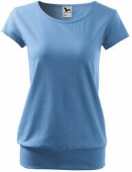 MALFINI Tricou pentru femei City - Albastru ceruleu | XXL (1201517)