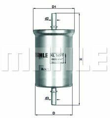 MAHLE filtru combustibil MAHLE KL 165/1 (KL 165/1) - automobilus