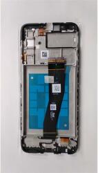 Samsung Galaxy A02s (EU) kompatibilis LCD modul kerettel, OEM jellegű, fekete (GH81-20181A)