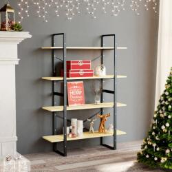 vidaXL Bibliotecă cu 4 rafturi, 100x30x140 cm, lemn masiv de pin (806482) Biblioteca