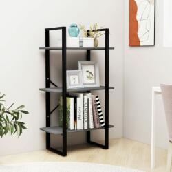 vidaXL Raft de depozitare, gri, 60x30x105 cm, lemn masiv de pin (806514) Raft