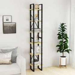 vidaXL Dulap înalt, 40x30x210 cm, lemn masiv de pin (806502) Biblioteca