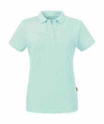 Russell Europe Női rövid ujjú organikus galléros póló Russell Europe Ladies' Pure Organic Polo S, Víz