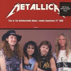 Metallica Live At The Hammersmith Odeon London September 21th 1986 Red LP (vinyl)