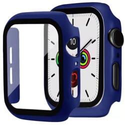 gigapack Műanyag keret (BUMPER, ütésálló + kijelzővédő üveg) SÖTÉTKÉK Apple Watch Series 7 45mm (GP-111515)