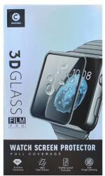 Mocolo kijelzővédő üveg (3D full cover, íves, karcálló, 9H) FEKETE Apple Watch Series 7 45mm (GP-111508)