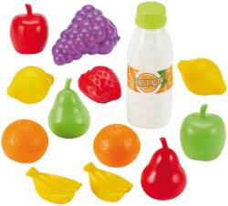Ecoiffier Fructe și legume în plasă Fruits Ecoiffier cu suc de la 18 luni (ECO934) Bucatarie copii