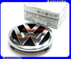 VW POLO 4 2001.11-2005.04 /9N/ Embléma első "VW" (króm/fekete) /Gyári alkatrész/ (Egyedi rendelésre, NEM visszáruzható) 1J5853601