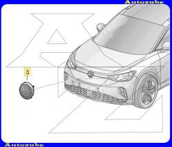 VW ID. 4 2020.11-től /E2/ Embléma első "VW" /Gyári alkatrész/ (Egyedi rendelésre, NEM visszáruzható) 11A853601
