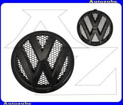 VW CARAVELLE T5 2009.10-től /7E, 7F, 7J, 7H/ Embléma első "VW" fekete /Gyári alkatrész/ (Egyedi rendelésre, NEM visszáruzható) 7E0853601D