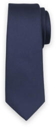 Willsoor Cravată bleumarin bărbătească îngustă cu dungi delicate 13465