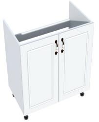 Spectral Mobila Corp inferior 60 cu 2 usi masca chiuveta Zebra MDF alb drept
