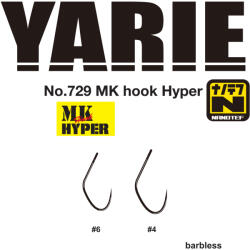 Yarie Jespa CARLIGE YARIE 729 MK HYPER 06 Barbless