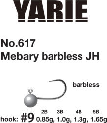 Yarie Jespa JIG YARIE 617 MEBARY BARBLESS 9 0.85gr