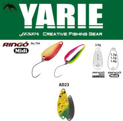 Yarie Jespa OSCILANTA YARIE 704 RINGO MIDI 1.8gr Culoare AD23 Monkey Banana