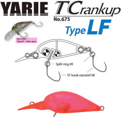 Yarie Jespa VOBLER YARIE 675 T-CRANKUP TYPE LF 3.5mm 2.6gr Culoare C18 Clear Pink