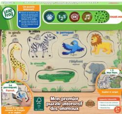 VTech Интерактивен дървен пъзел с животни Vtech (английски език) (V613643) - ozone