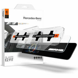 Spigen Folie protectie display cu aplicator pentru Mercedes E-CLASS 2020 / 2021, SPIGEN GLAS. TR EZ FIT