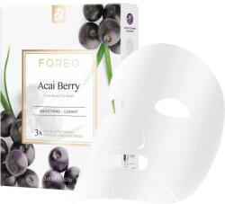 Foreo Mască din țesut anti-îmbătrânire pentru față - Foreo Acai Berry Sheet Mask 3 x 20 g