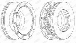 BERAL Disc frana BERAL BCR252A (BCR252A) - automobilus