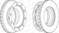 BERAL Disc frana BERAL BCR336A (BCR336A) - automobilus