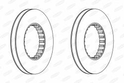 BERAL Disc frana BERAL BCR249A (BCR249A) - automobilus