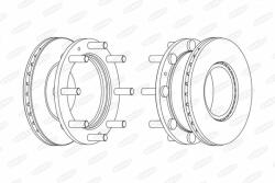 BERAL Disc frana BERAL BCR308A (BCR308A) - automobilus