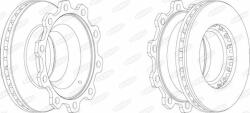 BERAL Disc frana BERAL BCR205A (BCR205A) - automobilus