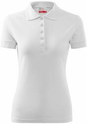 MALFINI Tricou polo pentru femei Reserve - Albă | XS (R230012)