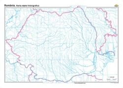  România. Harta reţelei hidrografice