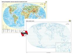 Harta principalelor resurse naturale de subsol ale lumii - Duo